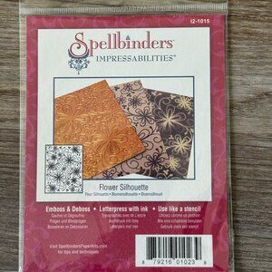NIP SPELLBINDERS Impressabilities Flower Dies Flower Silhouette I2-1015